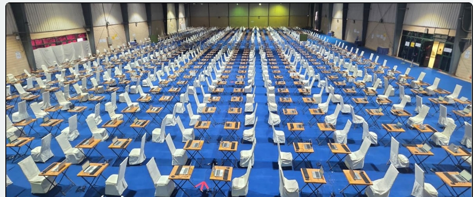 Large external examination operation
